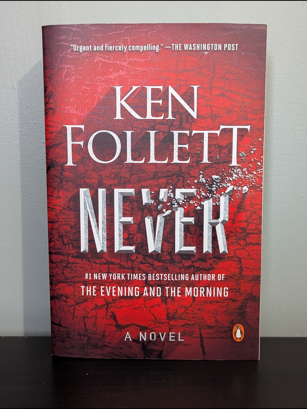 4/$10 📚 Never By Ken Follett Book